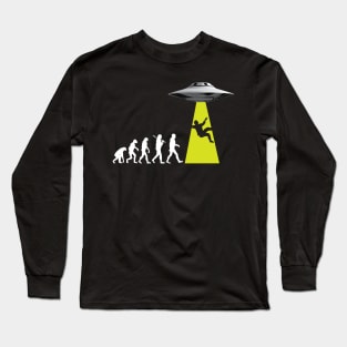 Evolution and Alien Abductions Long Sleeve T-Shirt